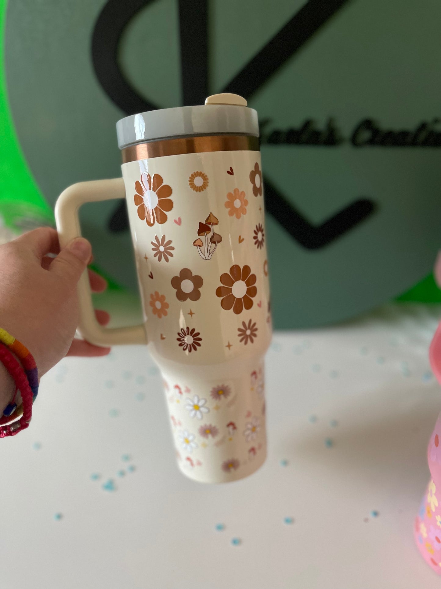 TUMBLERS 40oz y 20oz DECORADOS EN UVDTF