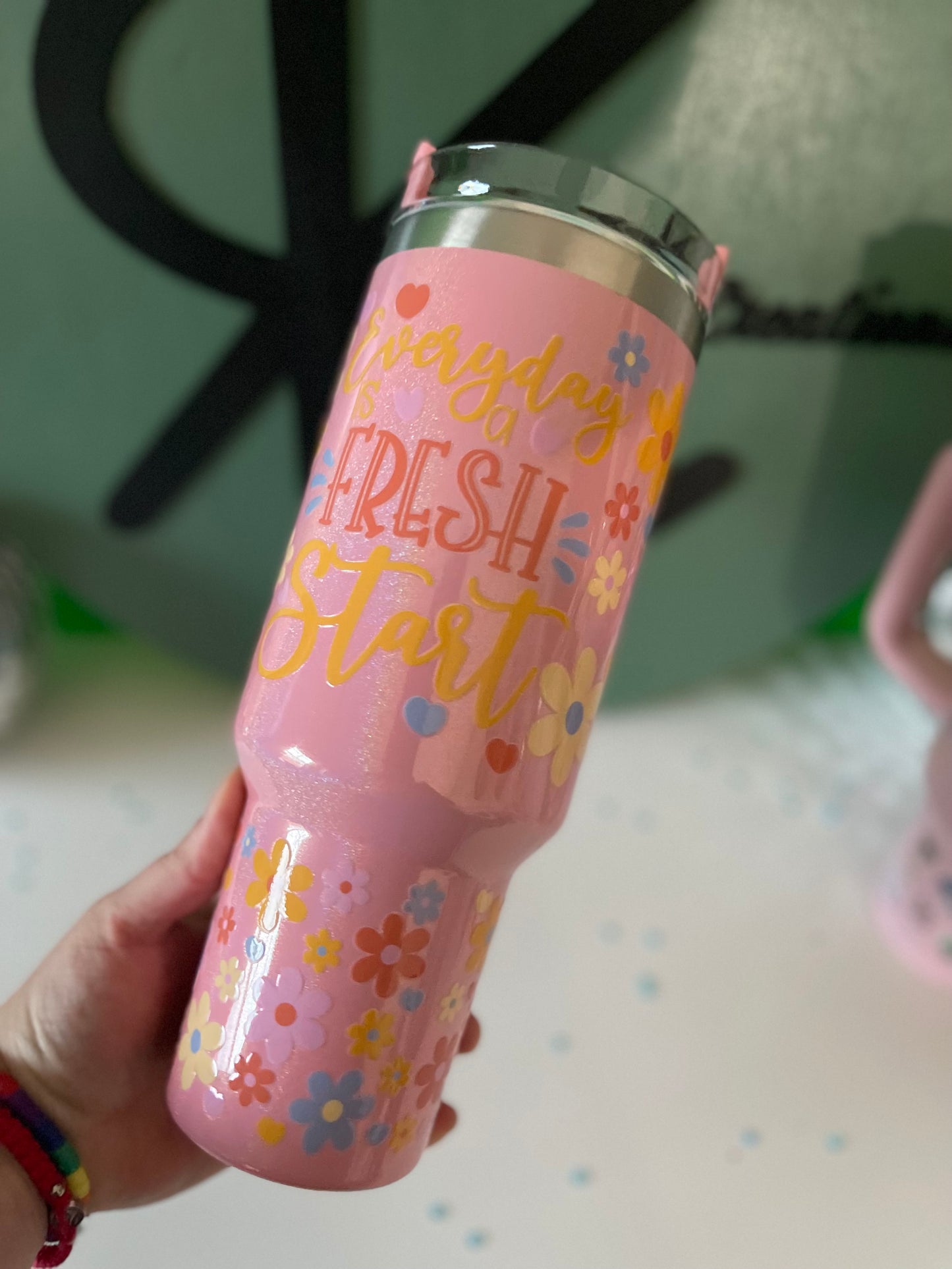 TUMBLERS 40oz y 20oz DECORADOS EN UVDTF