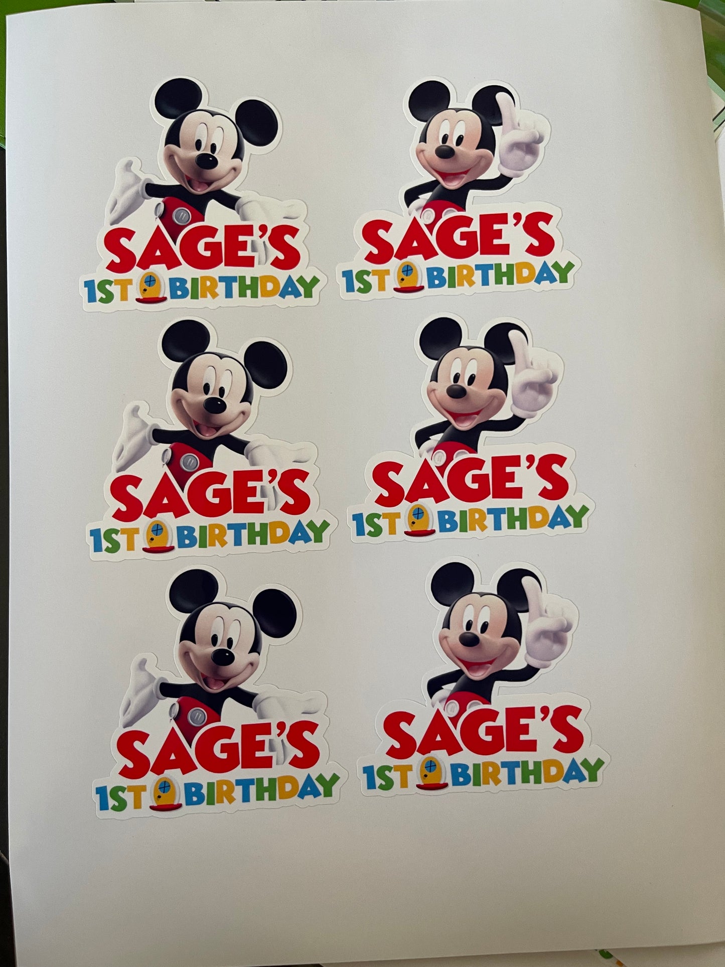 Stickers Personalizados para vasos de cumpleaños - Fiestas