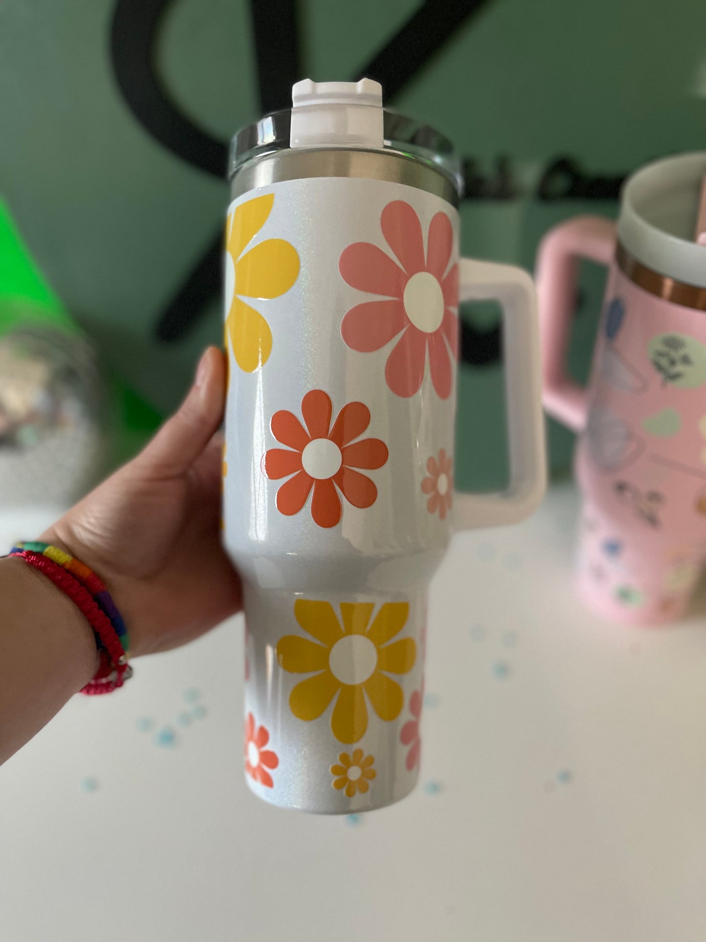 TUMBLERS 40oz y 20oz DECORADOS EN UVDTF