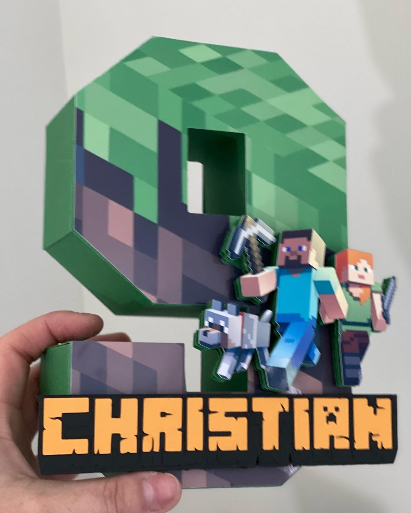 NÚMEROS 3D PERSONALIZADOS