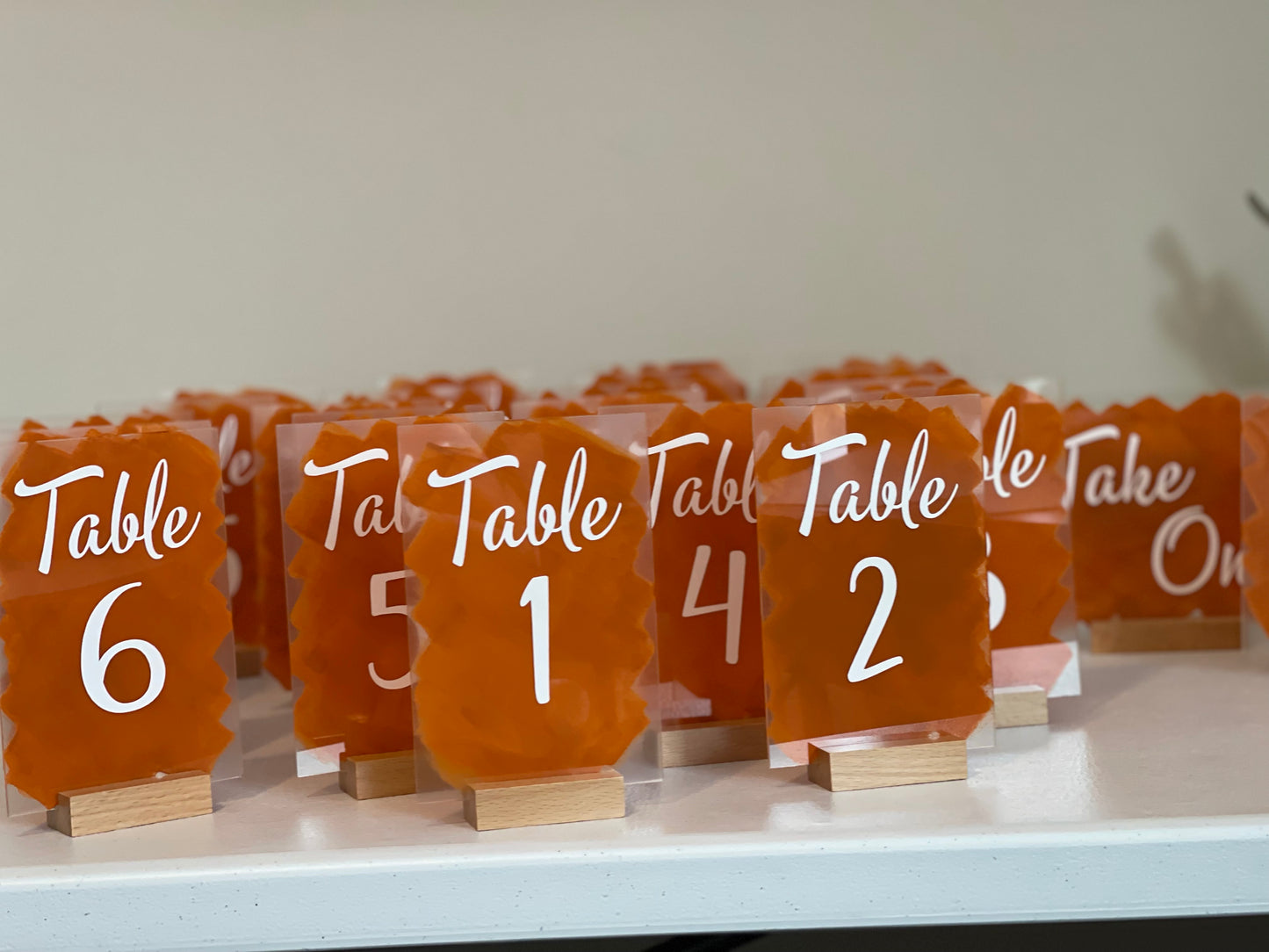 LETRERO PARA MESAS DE BODA