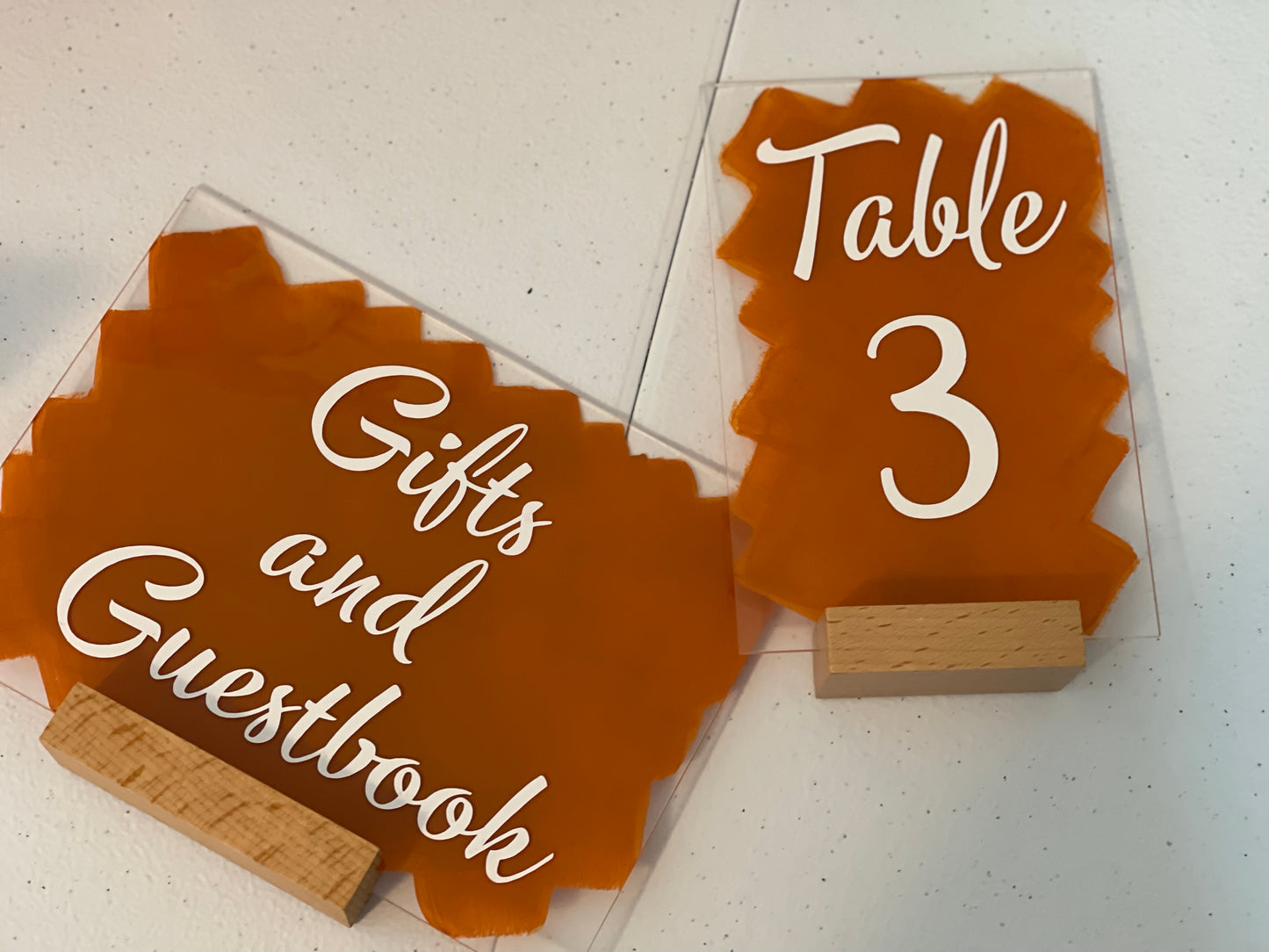 LETRERO PARA MESAS DE BODA