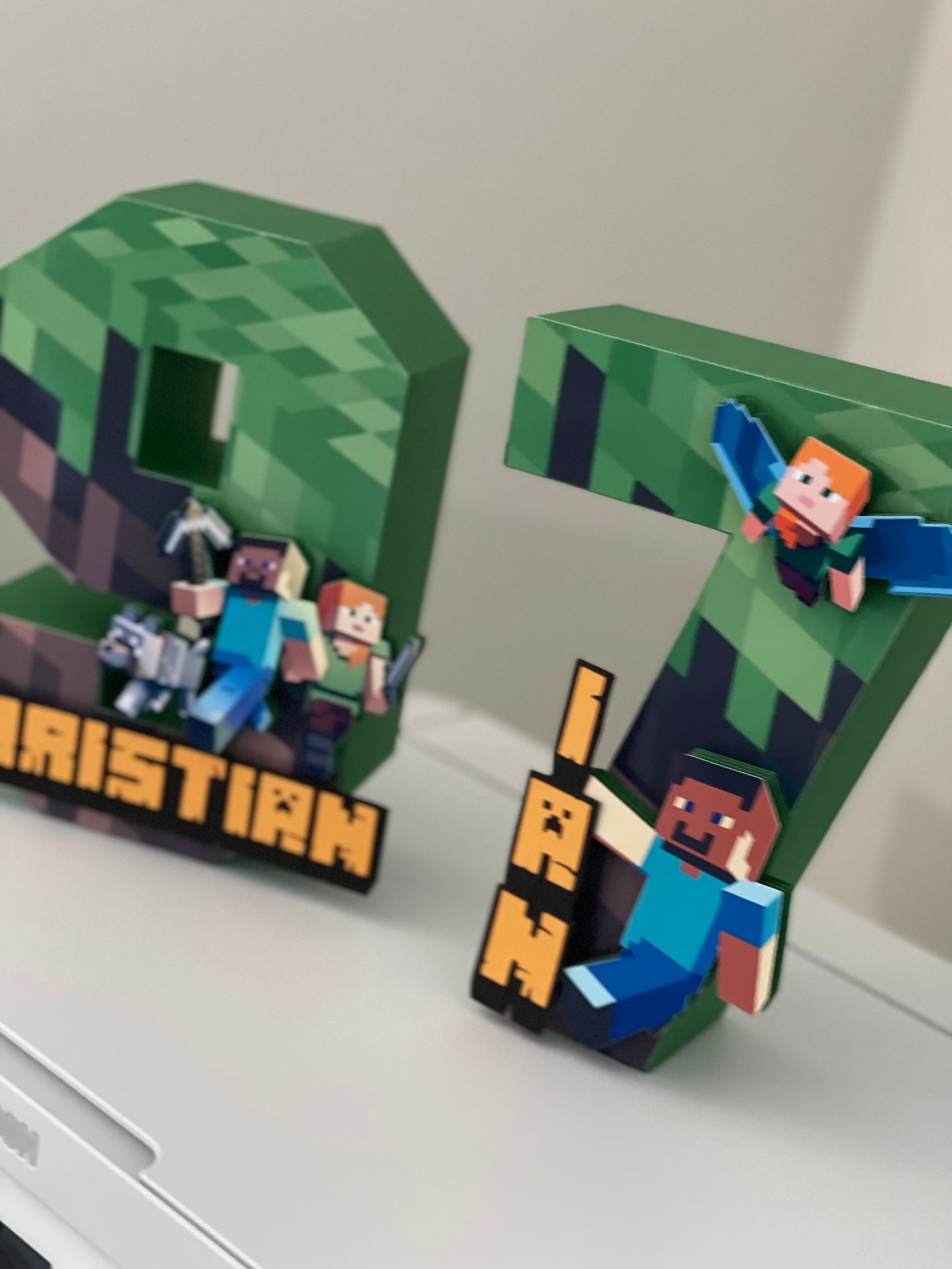 NÚMEROS 3D PERSONALIZADOS