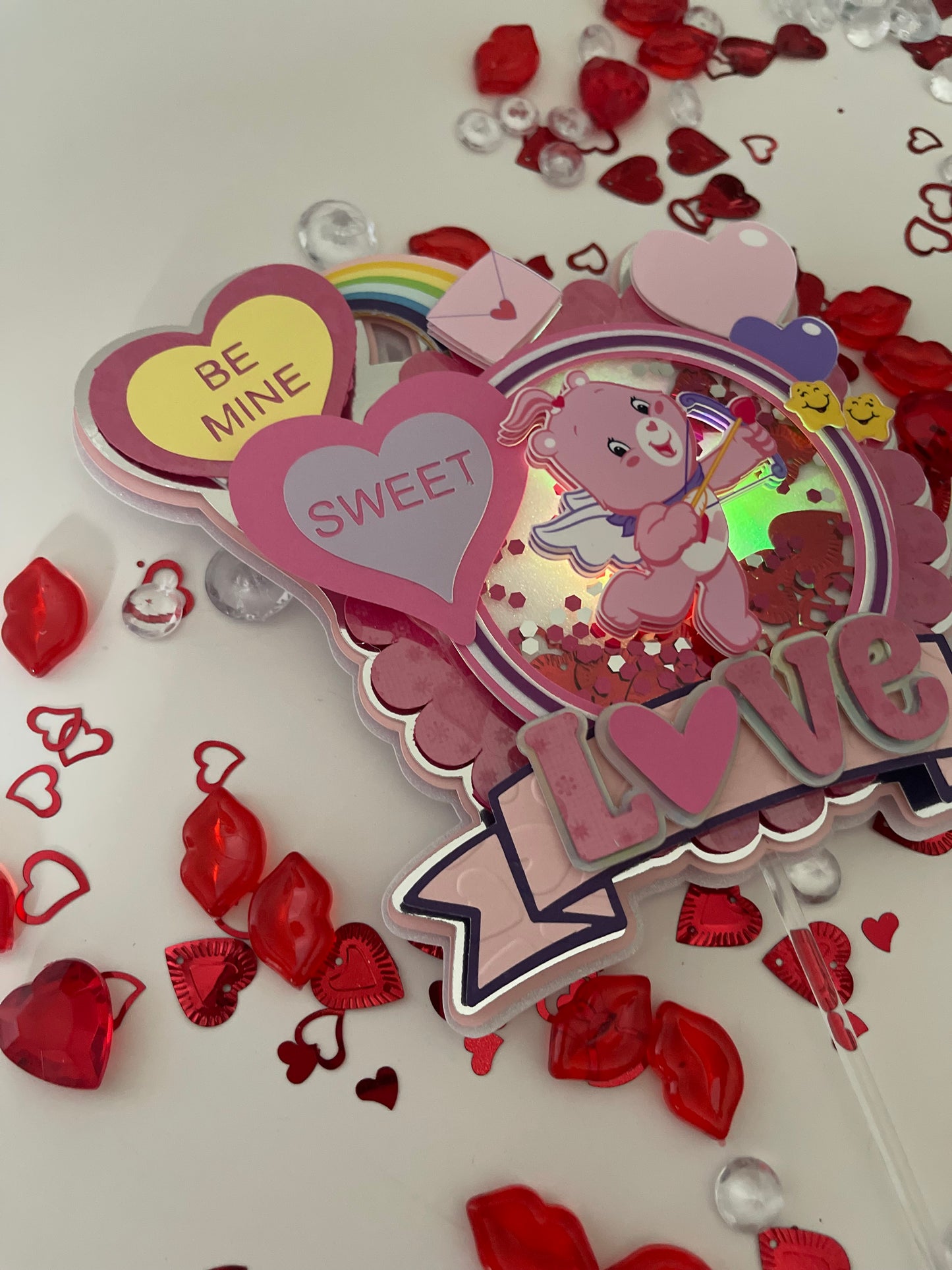 CAKE TOPPER ELABORADO CON LUZ