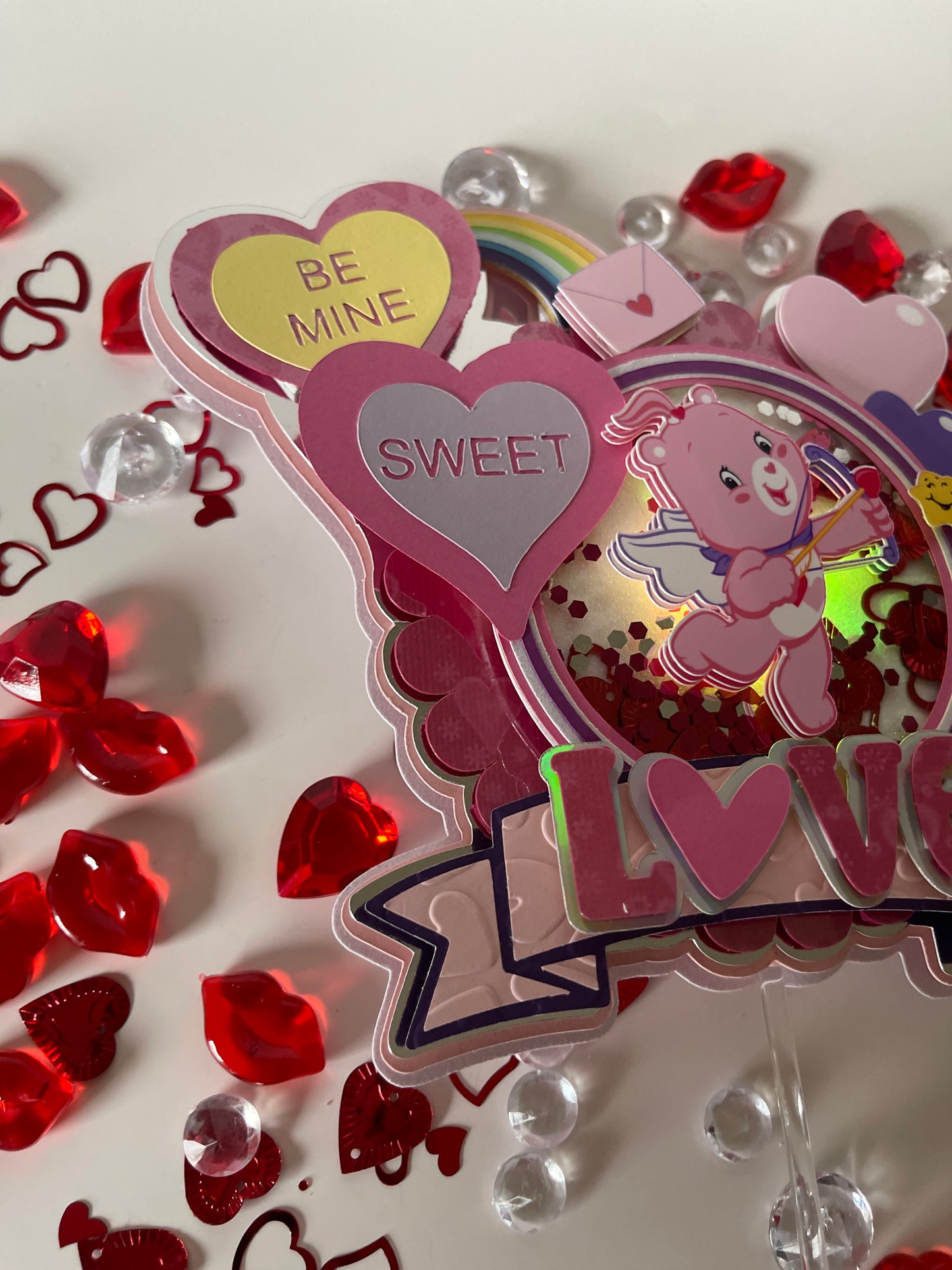 CAKE TOPPER ELABORADO CON LUZ