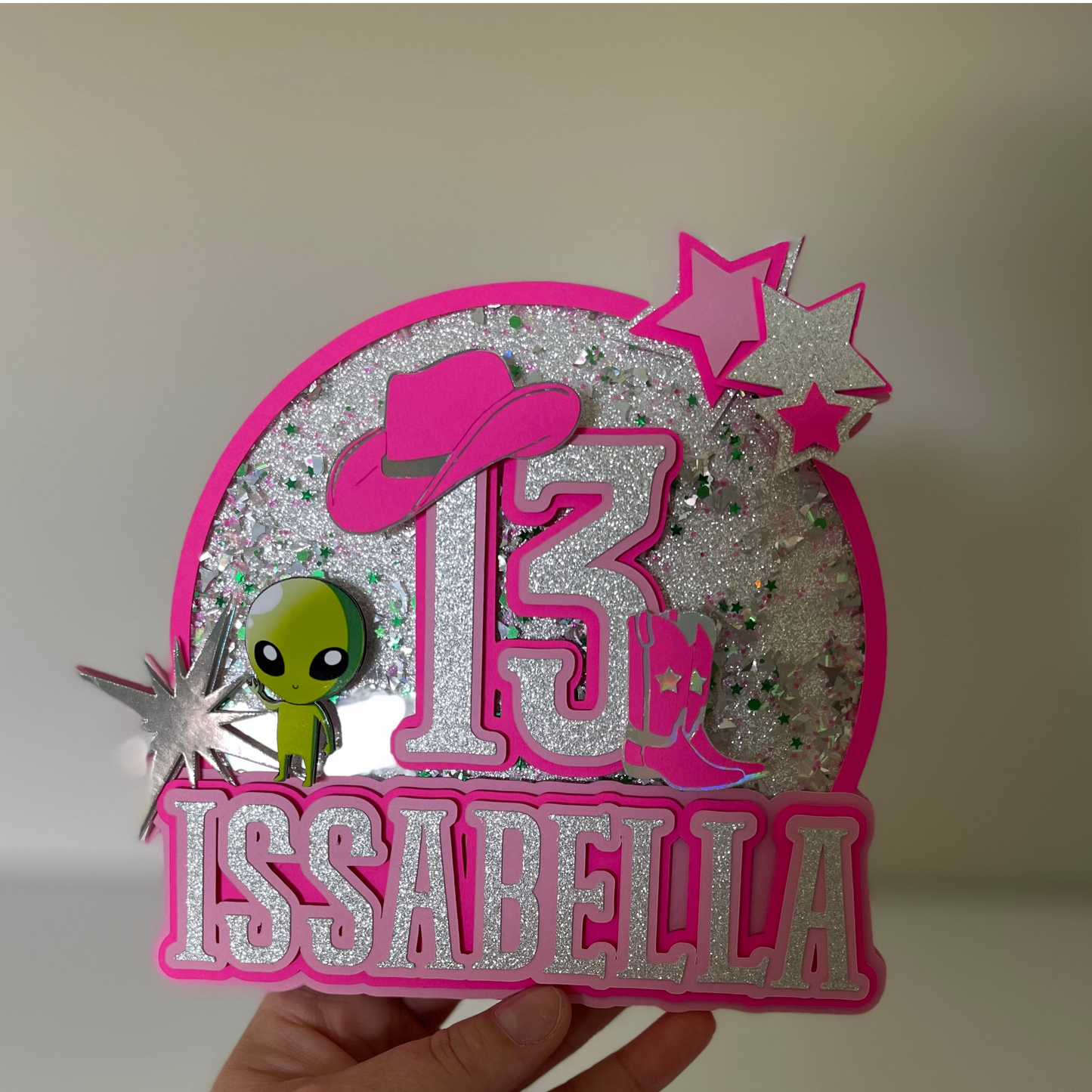 CAKE TOPPER SENCILLO PERSONALIZADO