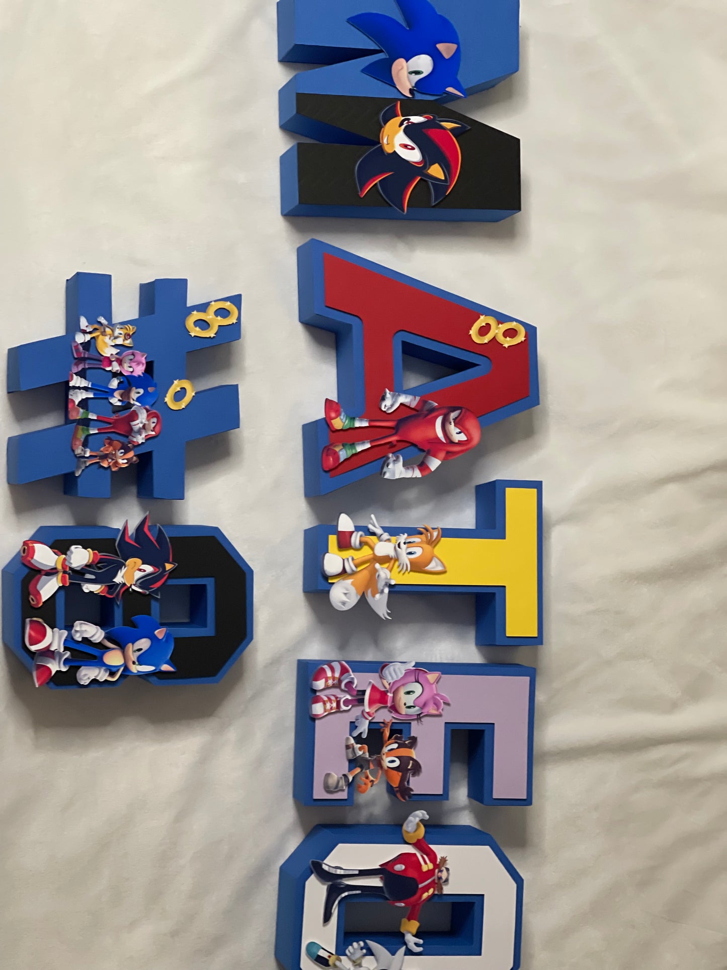 NÚMEROS 3D PERSONALIZADOS