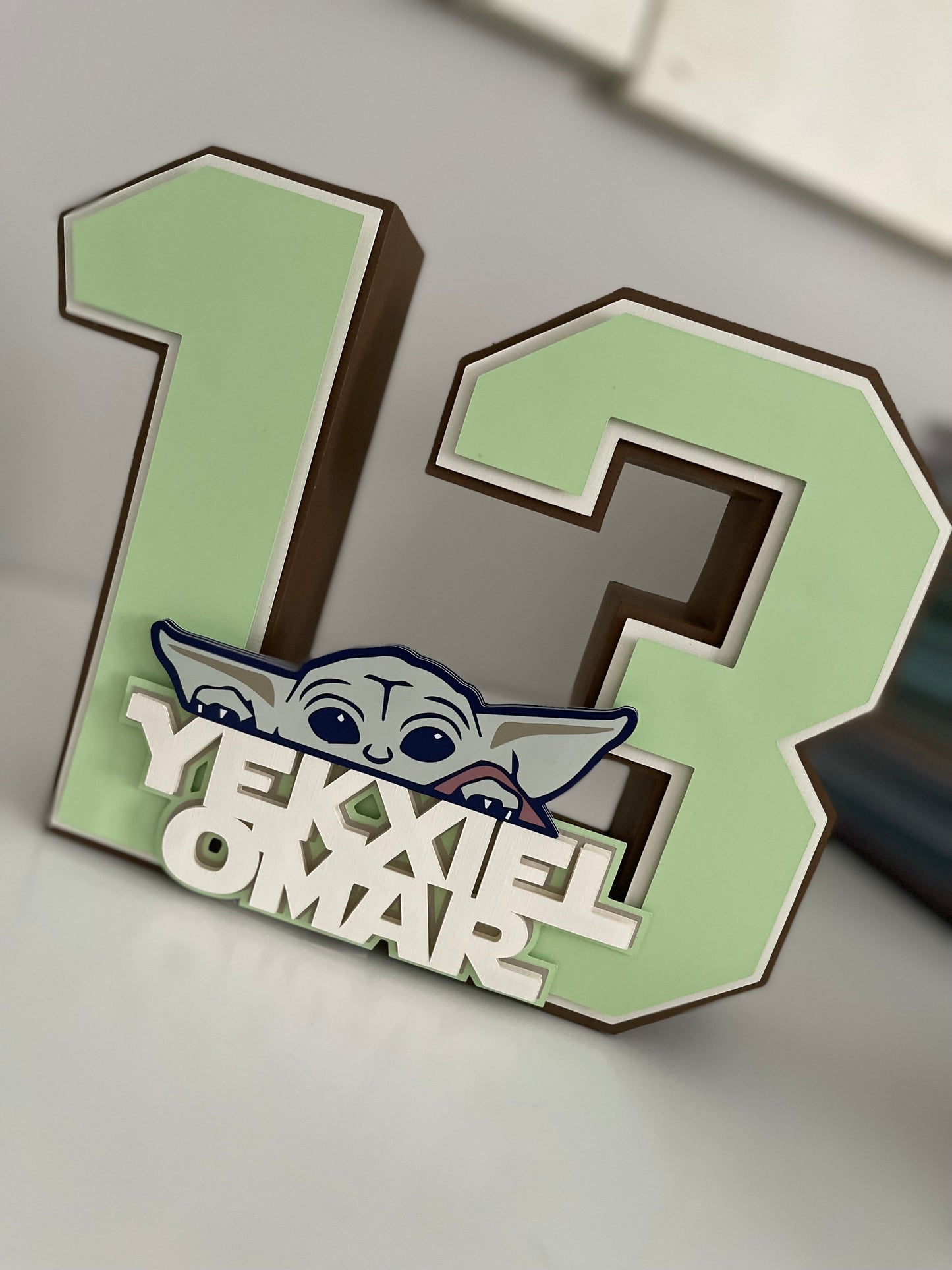 NÚMEROS 3D PERSONALIZADOS