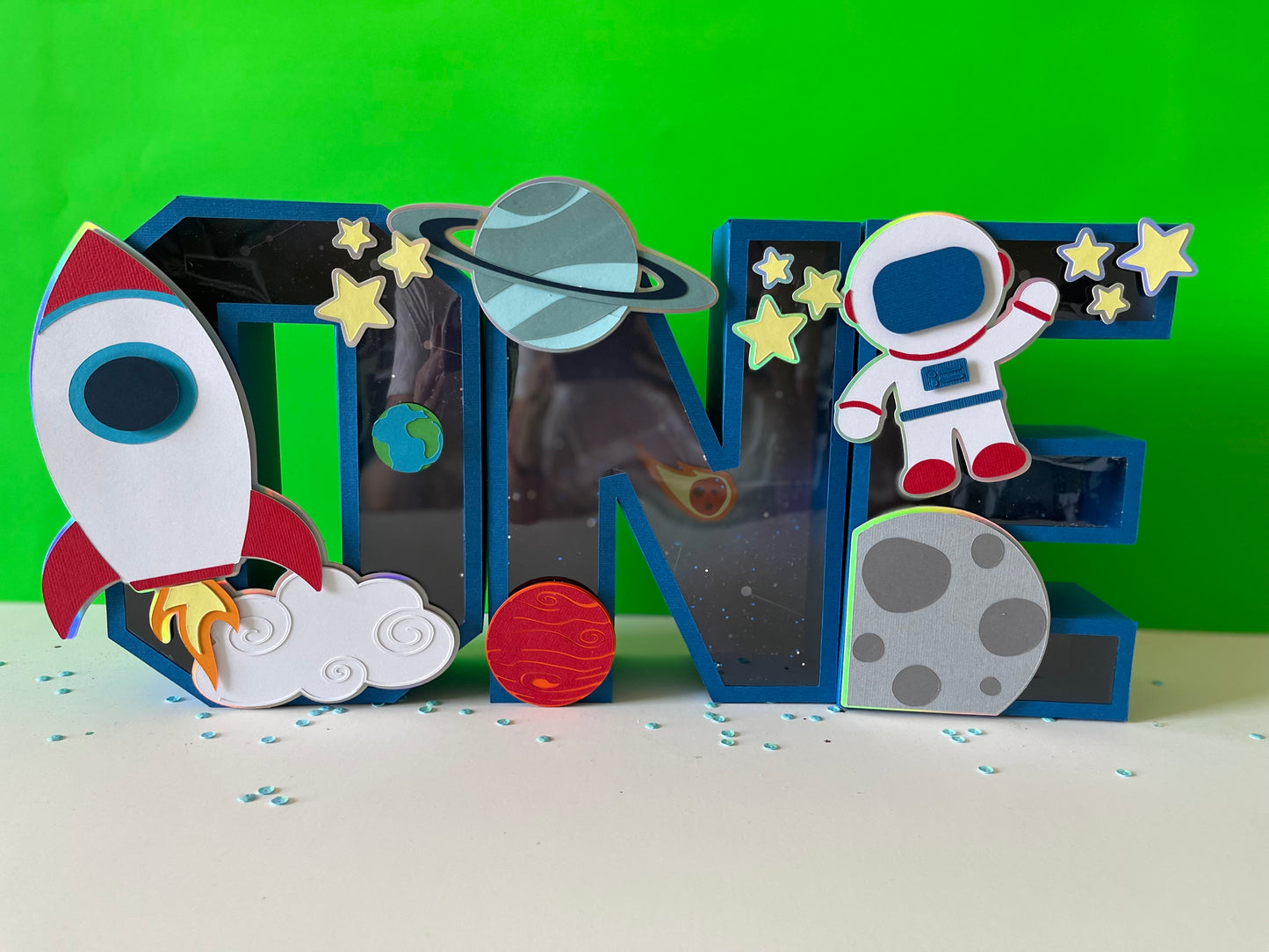 LETRAS 3D ONE ASTRONAUTA
