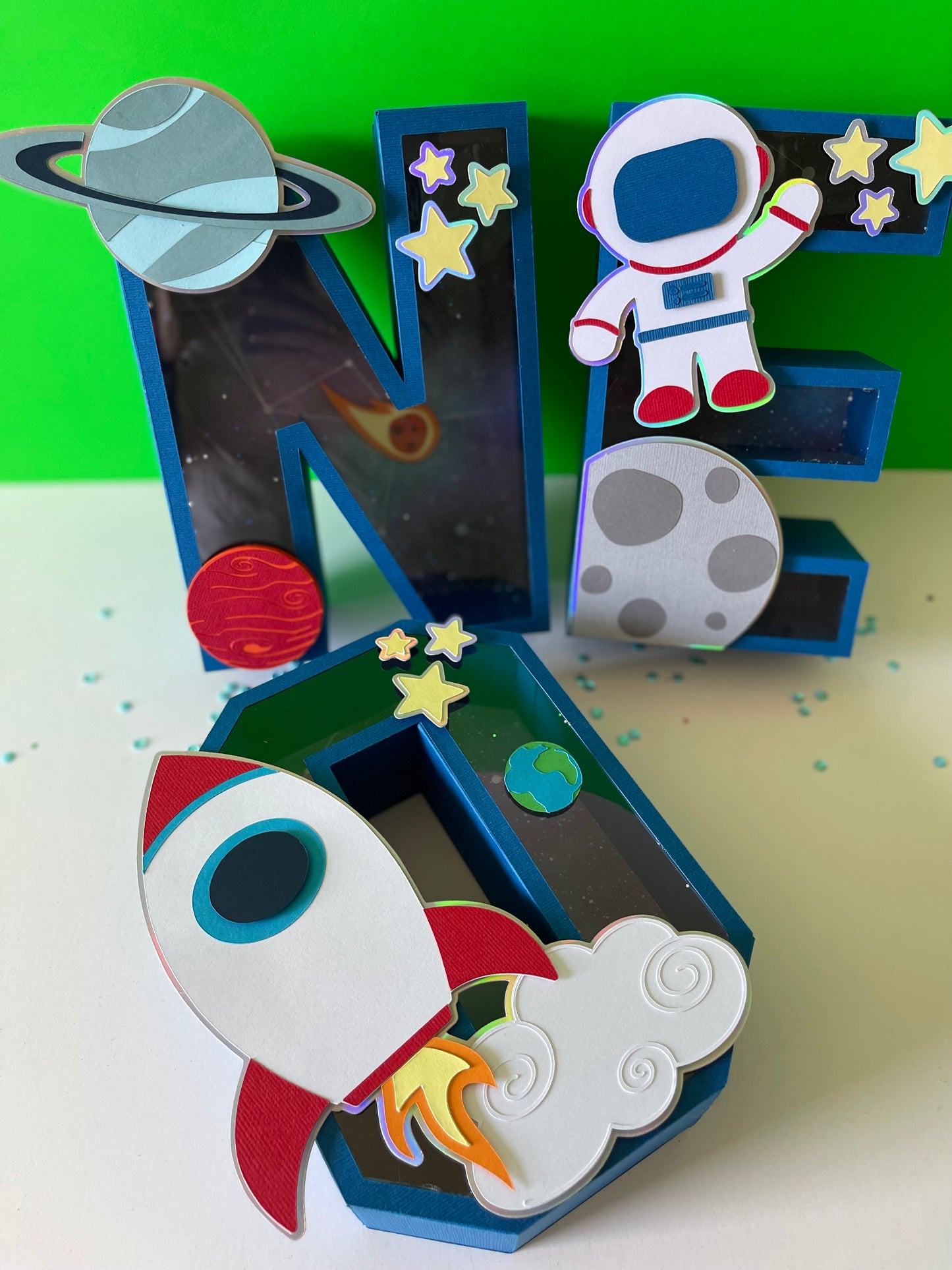 LETRAS 3D ONE ASTRONAUTA