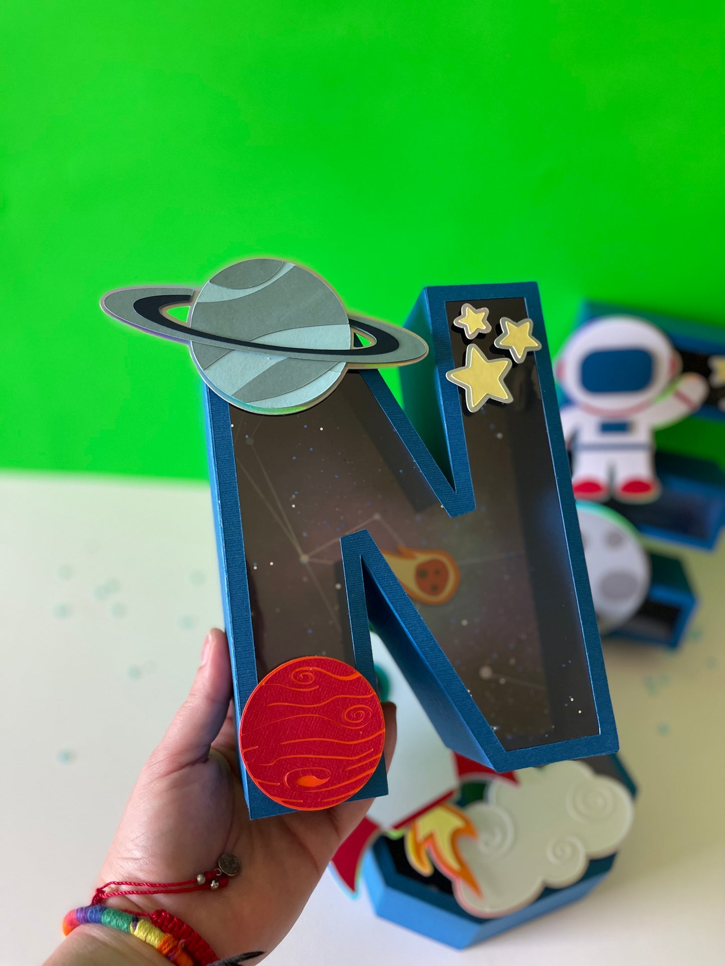 LETRAS 3D ONE ASTRONAUTA