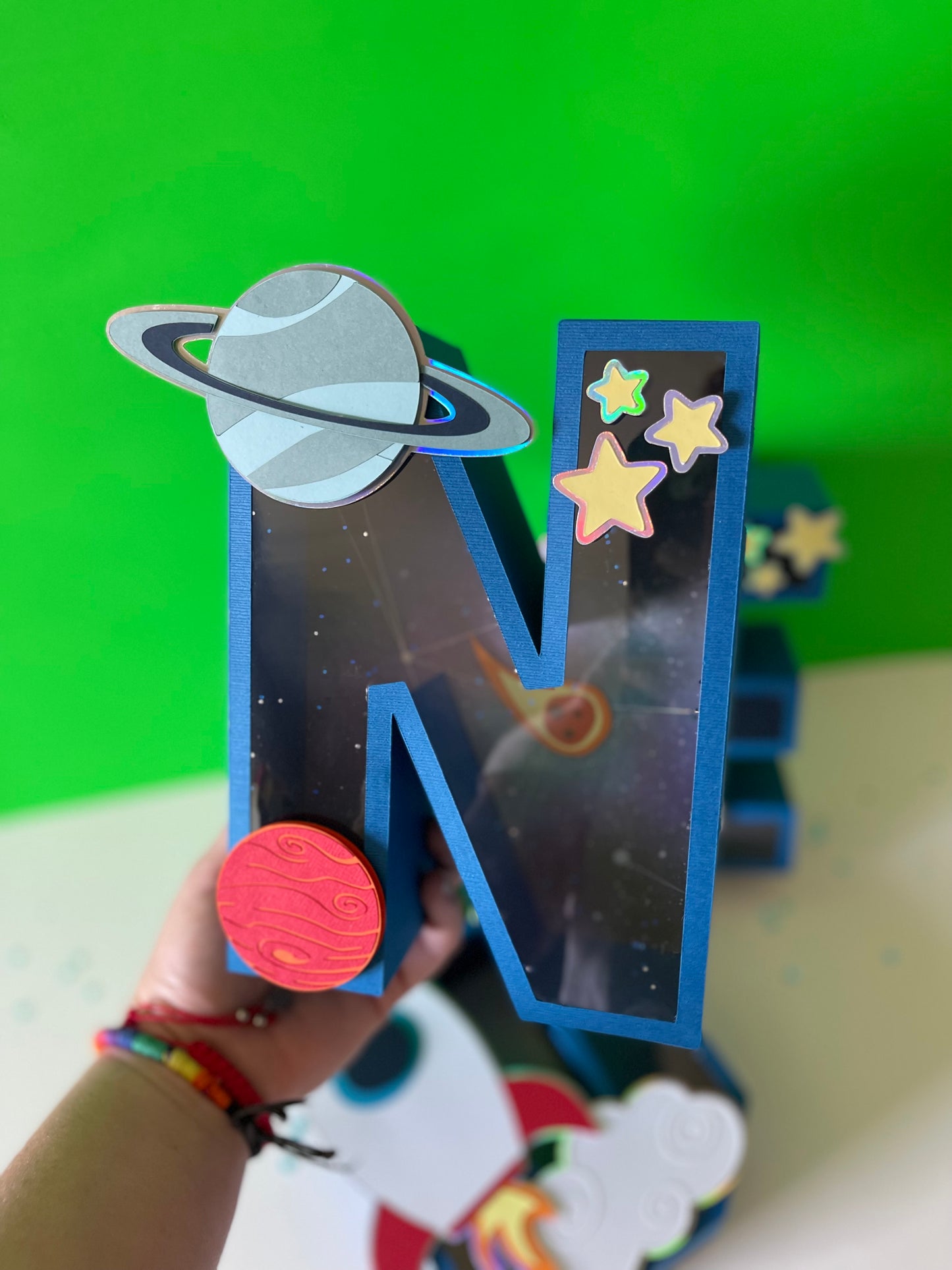 LETRAS 3D ONE ASTRONAUTA