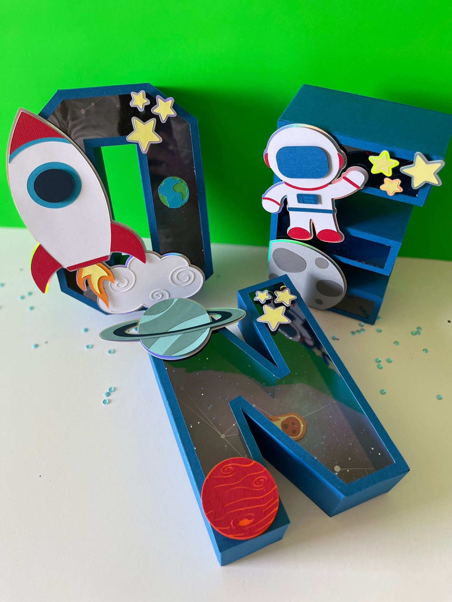 LETRAS 3D ONE ASTRONAUTA