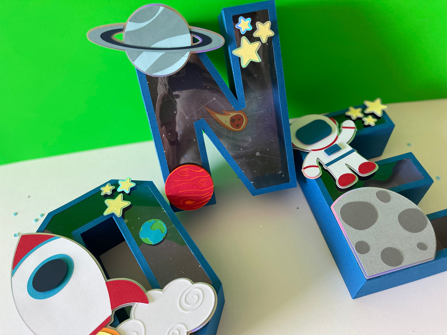 LETRAS 3D ONE ASTRONAUTA