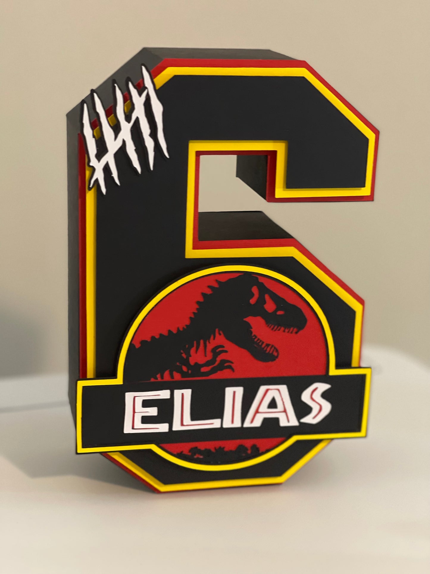 NÚMEROS 3D PERSONALIZADOS