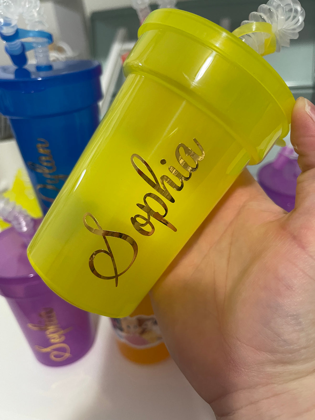Custom Cup Decals | Personalized Stickers & Names for Party Cups