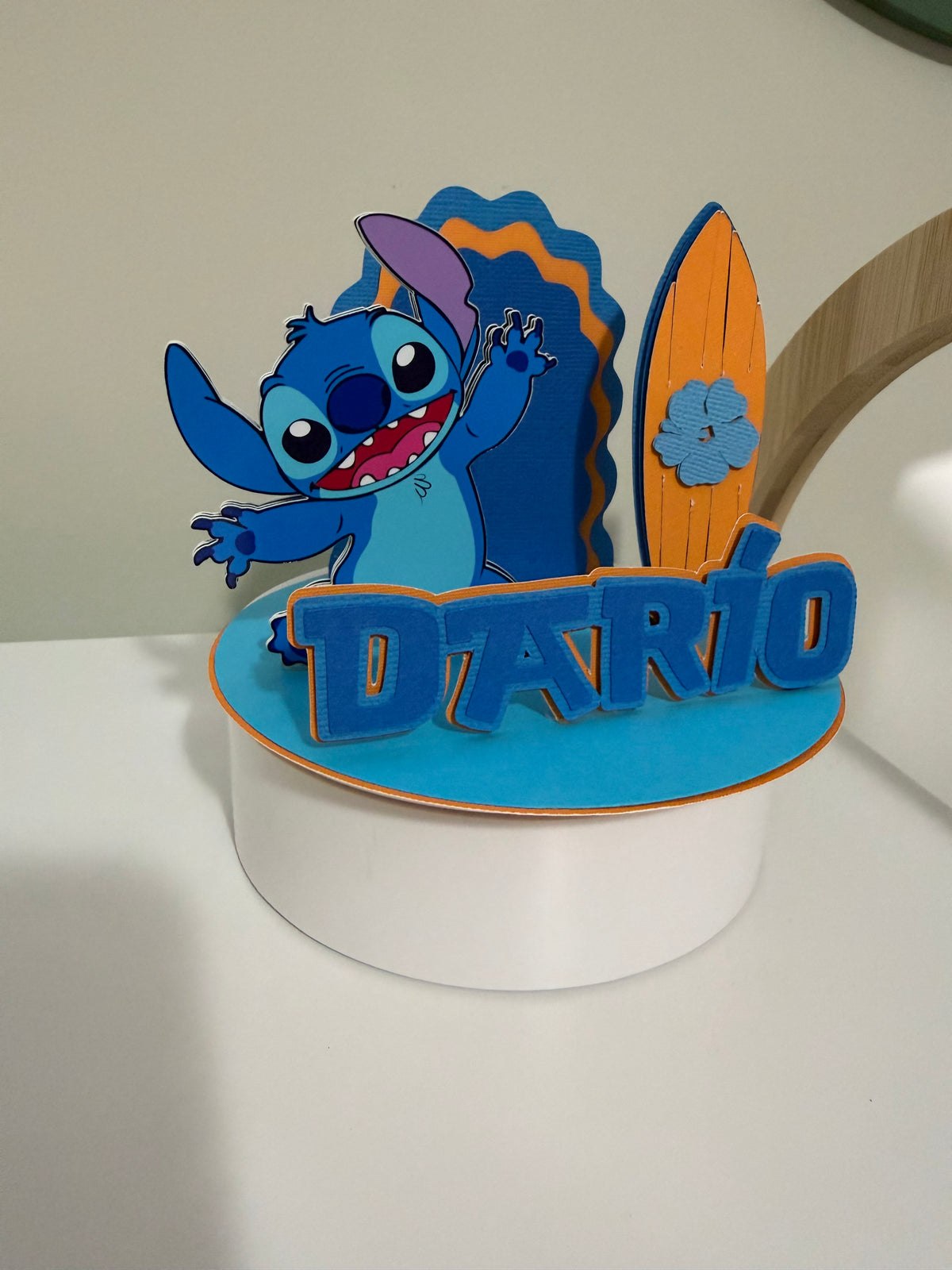 Cake Topper Escenario 3D Personalizado