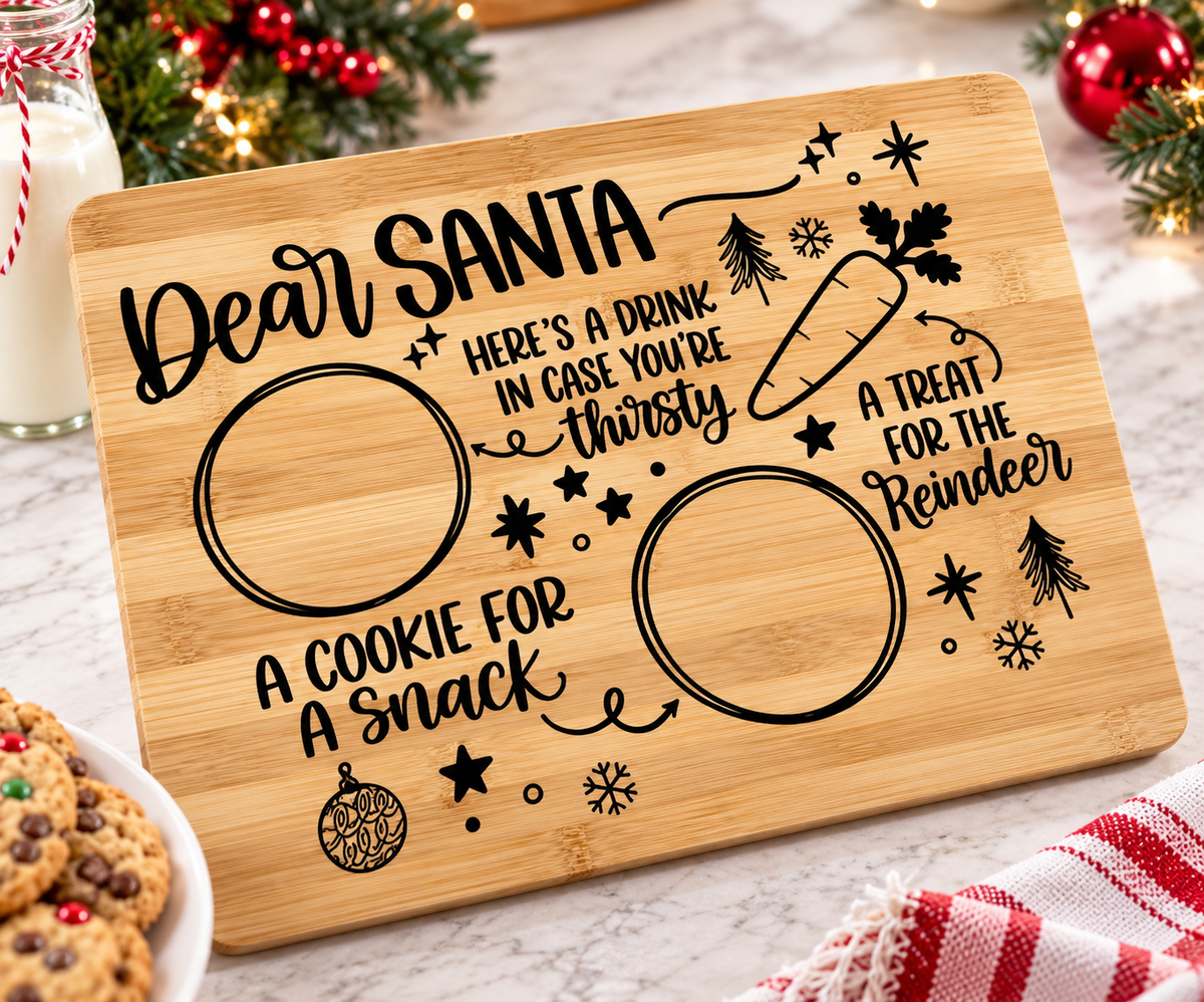 Tabla Navideña para Santa 🎅 | UVDTF | Santa Claus | Table  for Santa