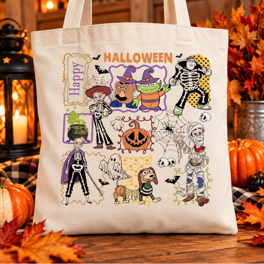 Halloween Trick or Treat Tote Bag 🎃