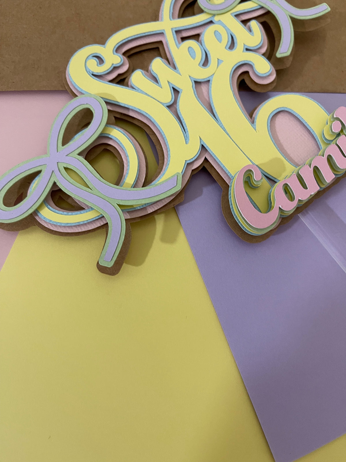 Sweet 16 Cake Topper | 16 Birthday | Sweet Sixteen