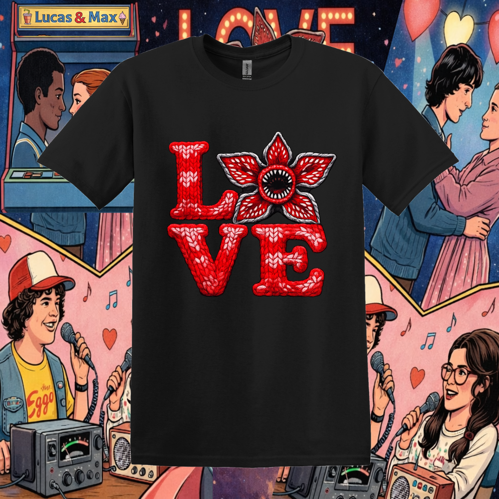 Valentine’s Things – Stranger Things Inspired Graphic T-Shirt
