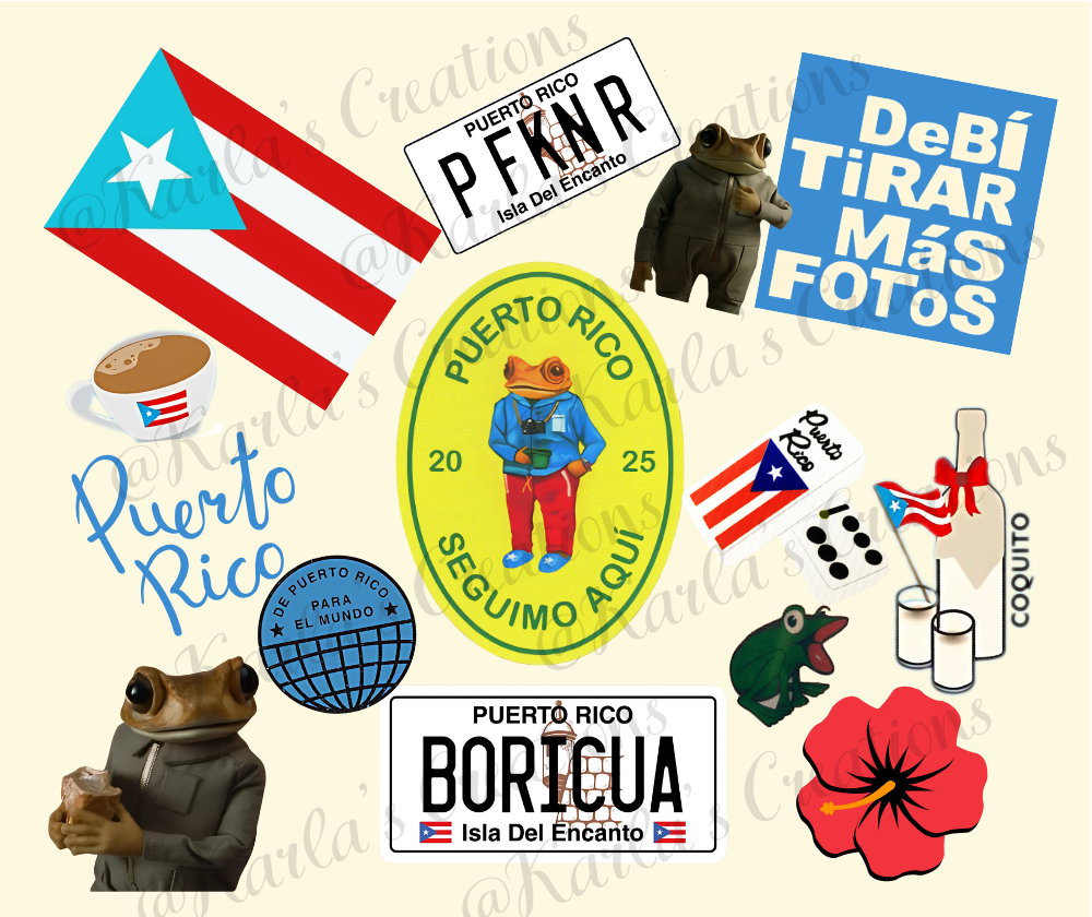 Puerto Rico TUMBLERS 20oz Boricua - Cafe - Agua - Mugs 20oz