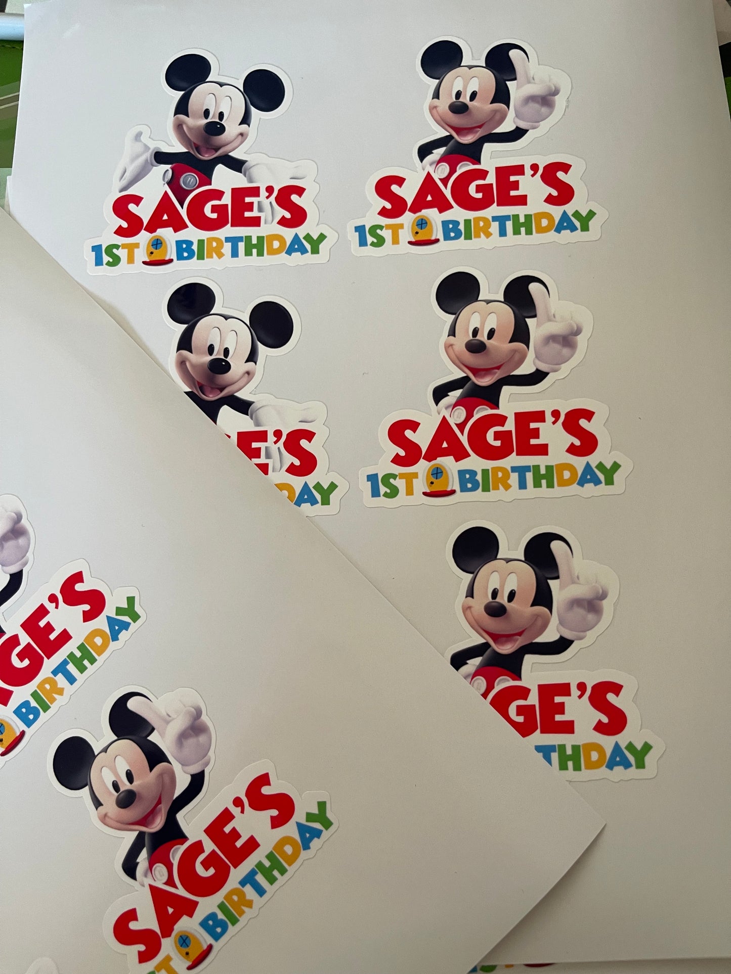 Stickers Personalizados para vasos de cumpleaños - Fiestas