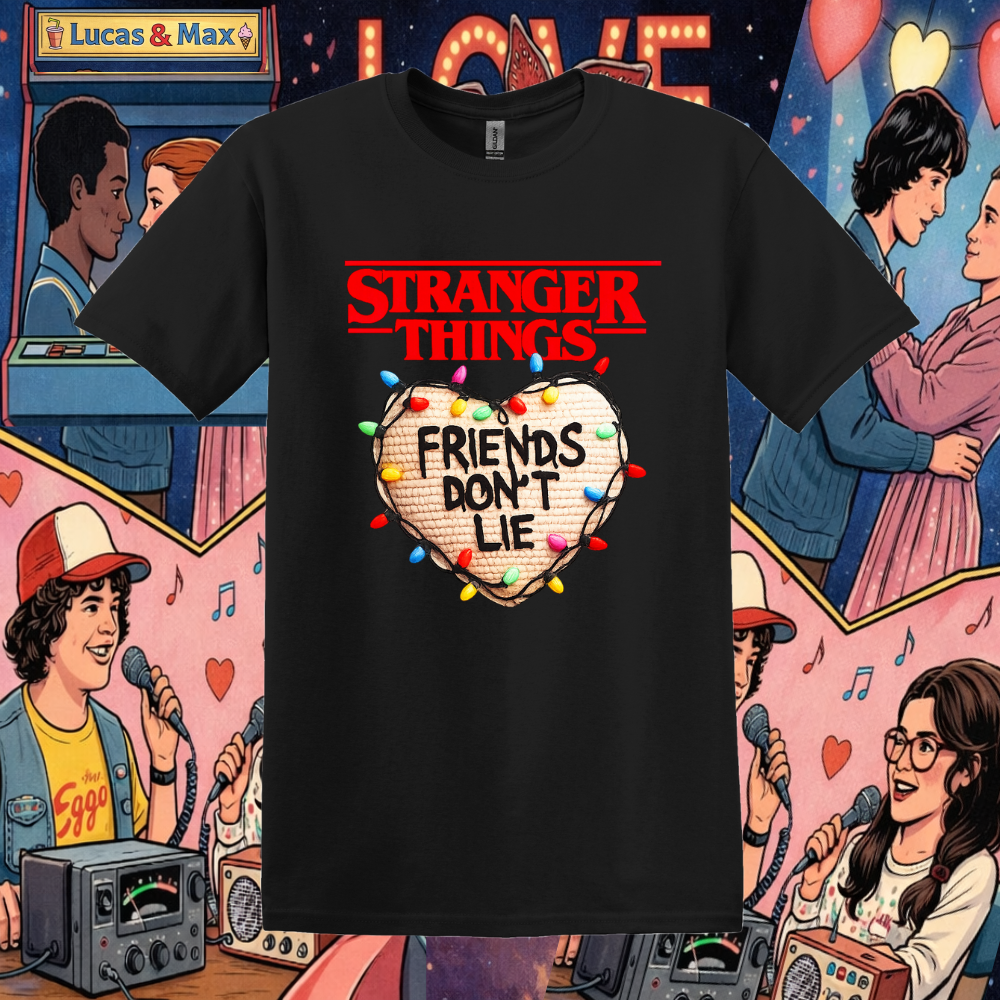 Valentine’s Things – Stranger Things Inspired Graphic T-Shirt