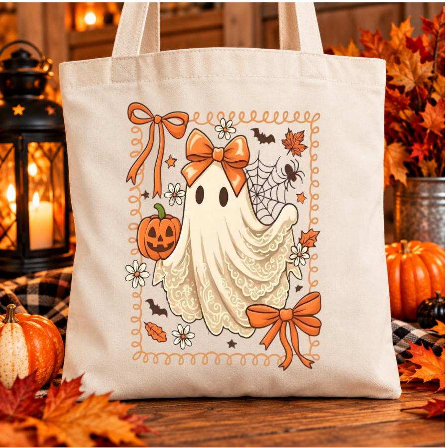 Halloween Trick or Treat Tote Bag 🎃