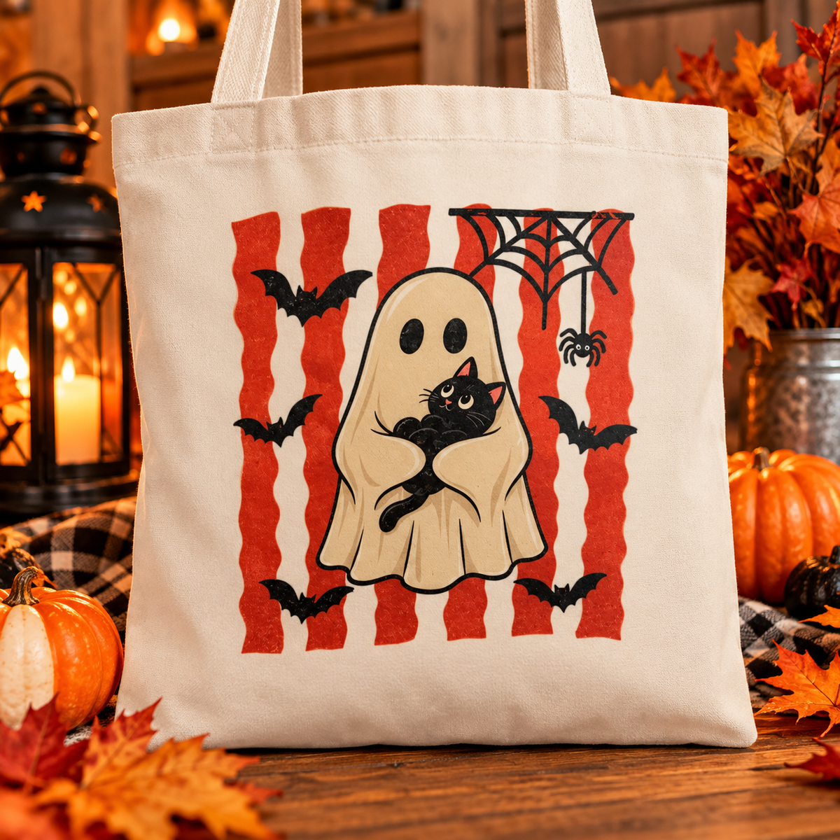 Halloween Trick or Treat Tote Bag 🎃