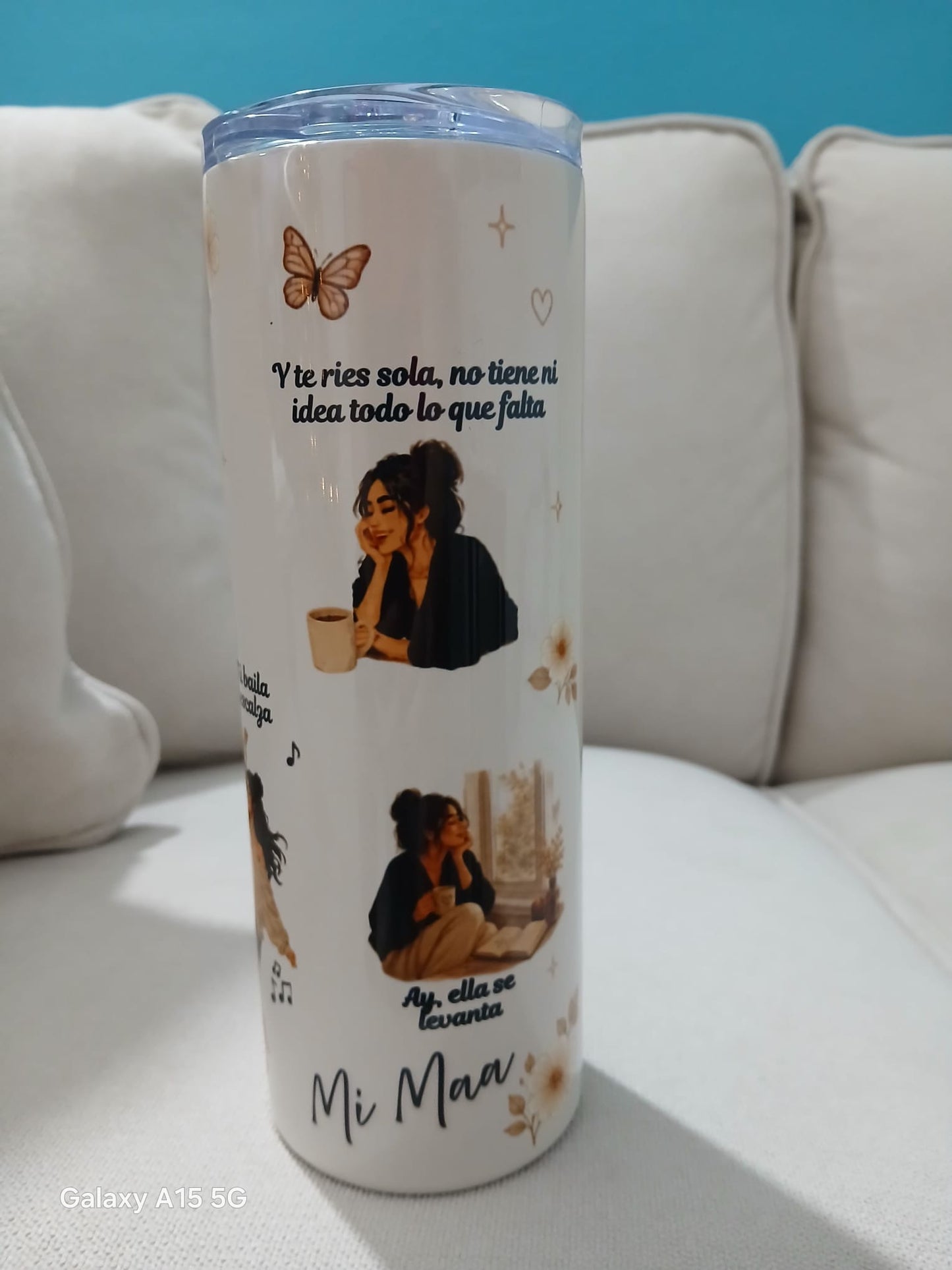 20oz Tumbler - A la niña que fui | Insulated Stainless Steel Tumbler