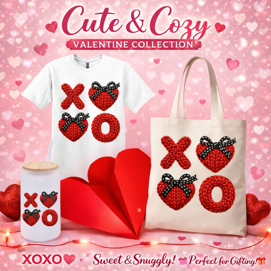XO Valentine Bundle – Camisa, Tote & Tumbler 💖