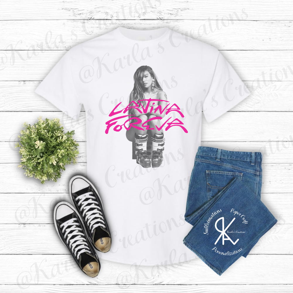 Latina ForEva T-Shirt | Camisa Inspirada en Tour Latina | Unisex & Crop Top