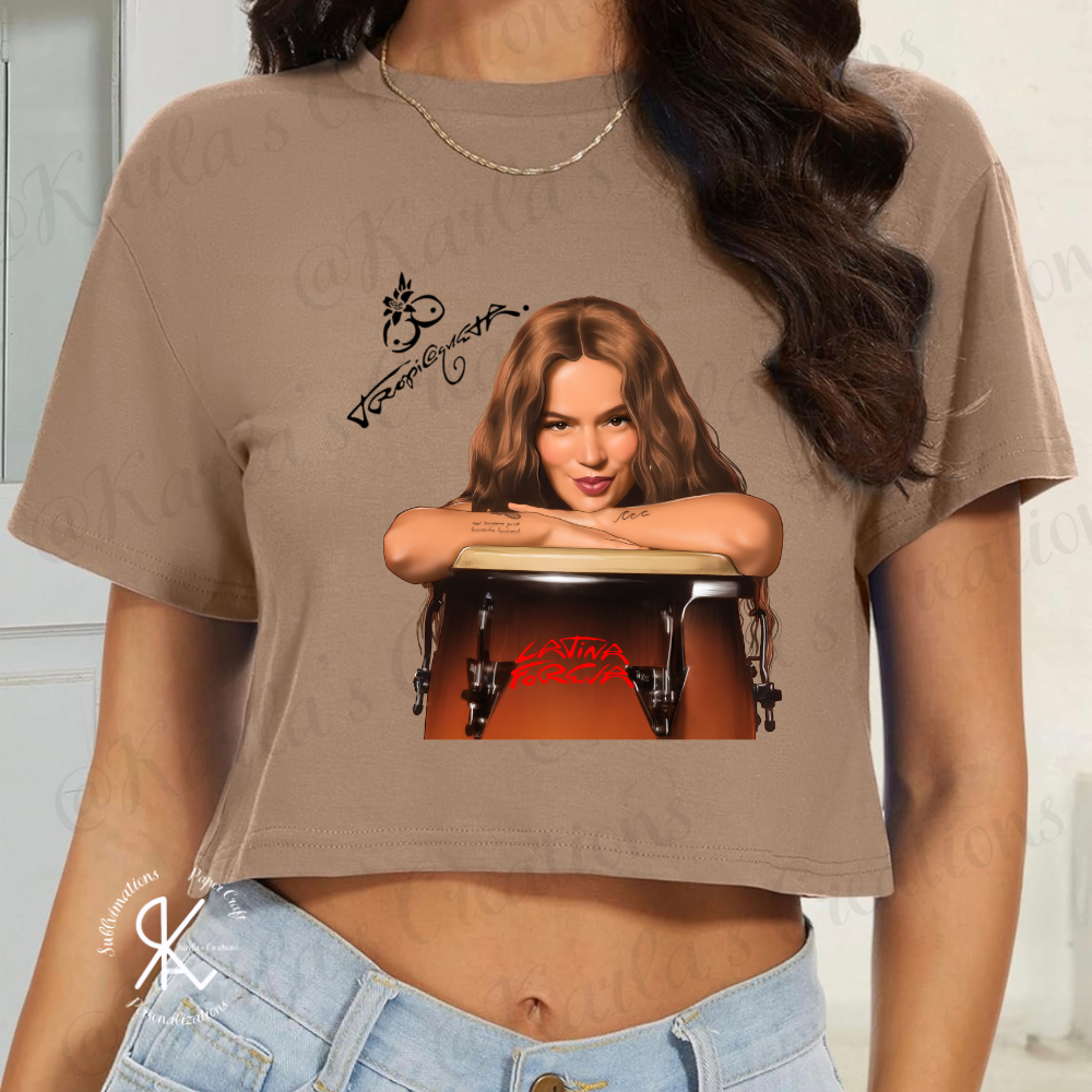 Latina ForEva T-Shirt | Camisa Inspirada en Tour Latina | Unisex & Crop Top