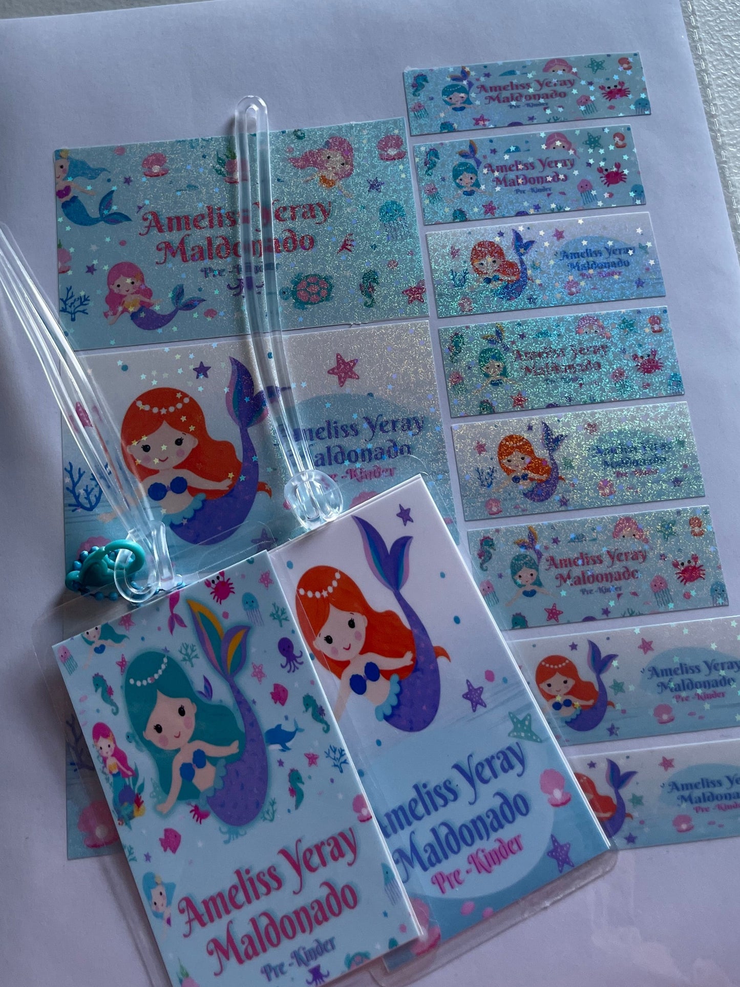 🎒 Oferta Back to School | 2 Tags Personalizados + 2 Páginas de Labels Mixtos