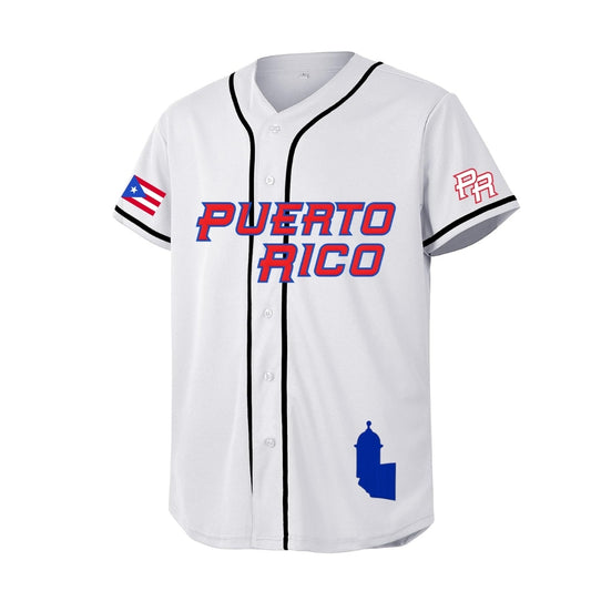 Puerto Rico Team Rubio Baseball Jersey | Camisa Boricua Estilo Jersey | Puerto Rico Shirt | Jersey |