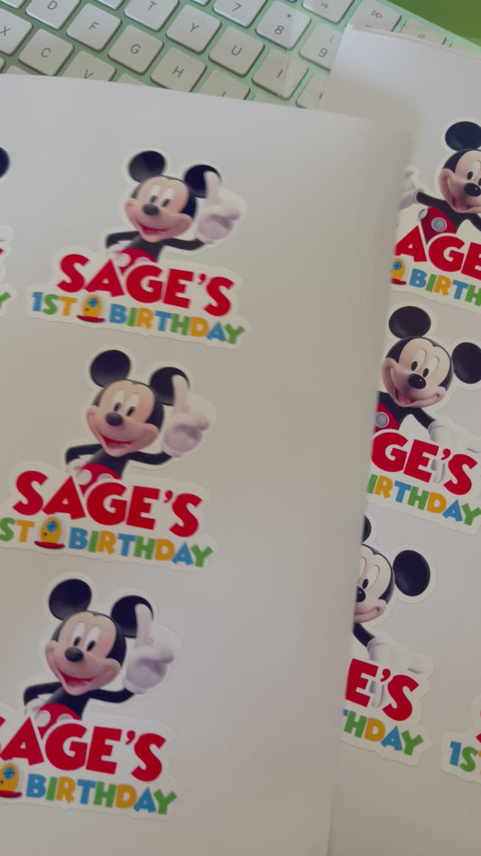 Stickers Personalizados para vasos de cumpleaños - Fiestas